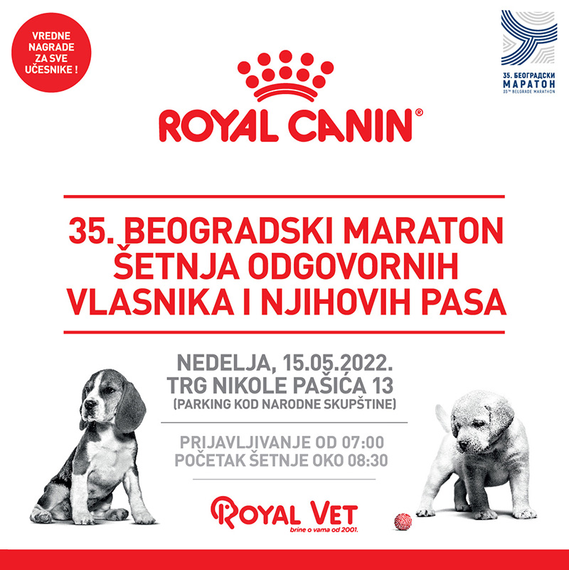 Royal Canin 6. šetnja odgovornih vlasnika i njihovih pasa