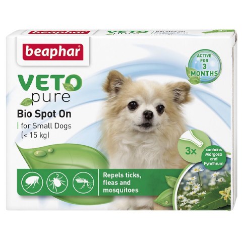 Beaphar VETOpure SPOT ON preparat za pse do 15